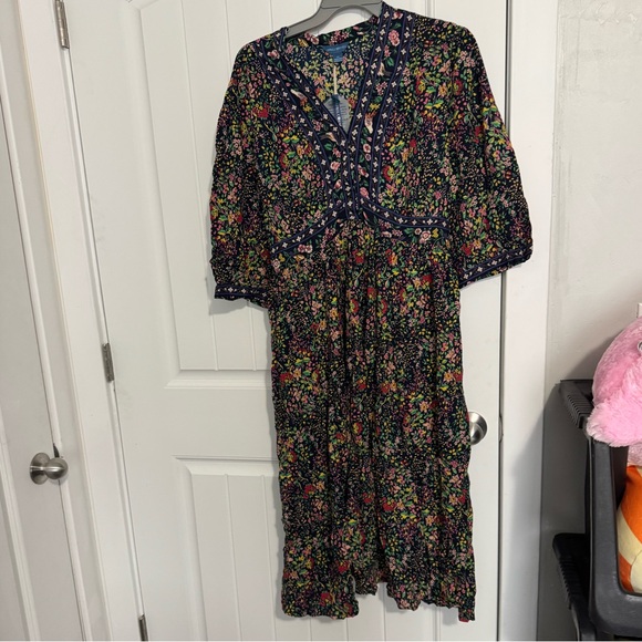 April Cornell Penelope Dress Navy NWT - Picture 1 of 7